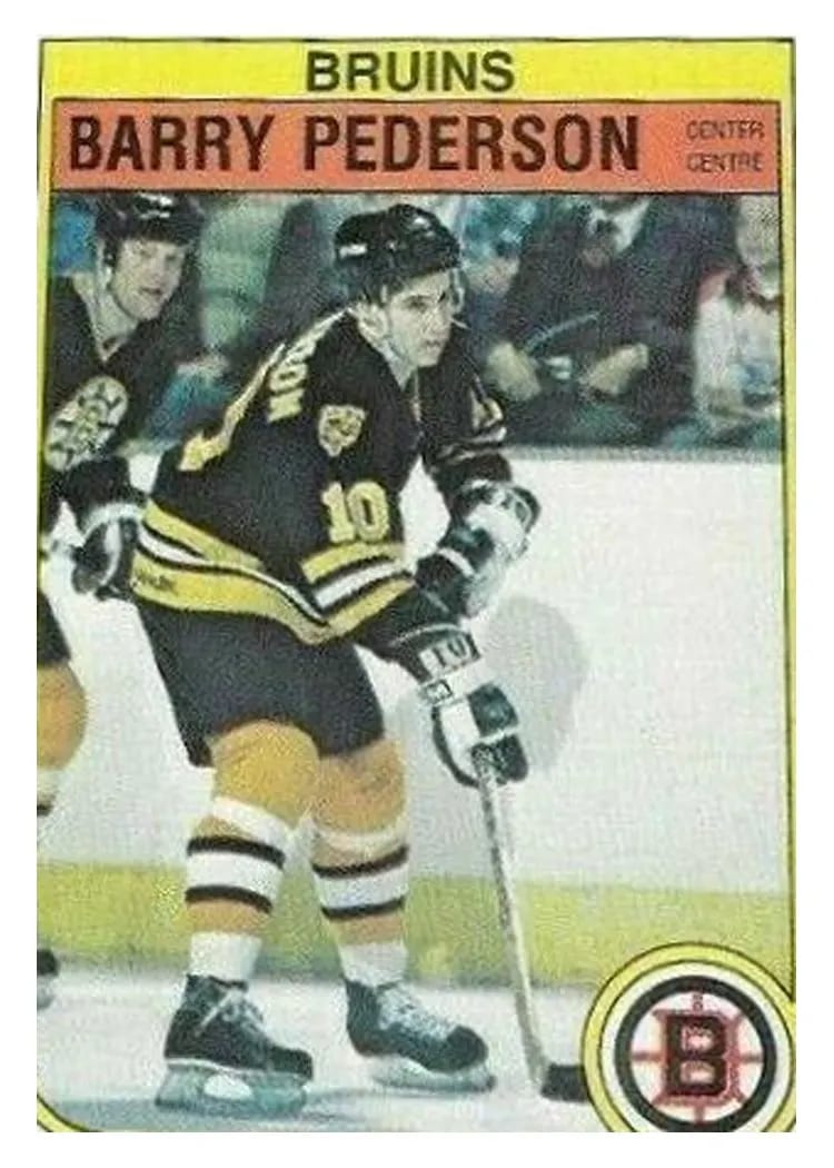 1982 O-Pee-Chee Barry Pederson #20 card