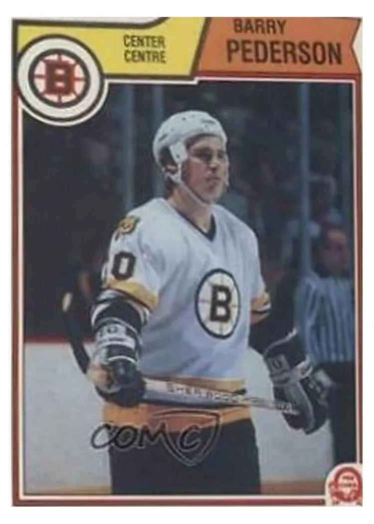 1983 O-Pee-Chee Barry Pederson #57 card