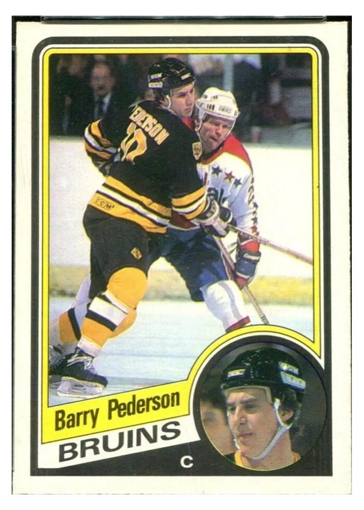 1984 O-Pee-Chee Barry Pederson #14 card