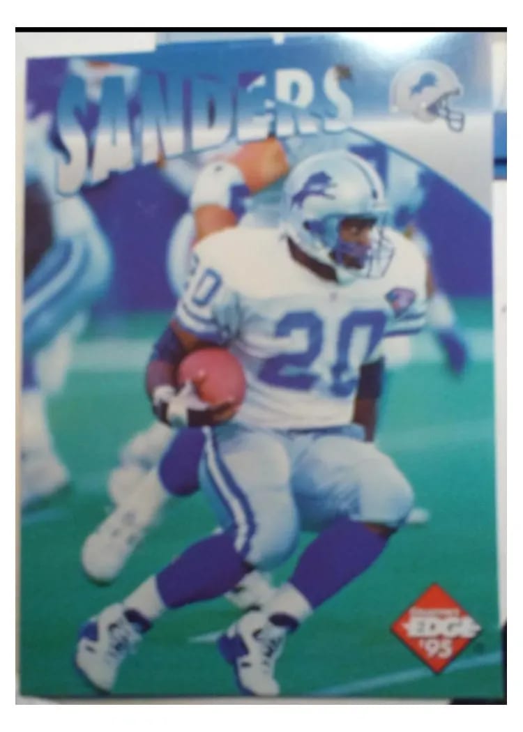 1995 Collector's Edge Barry Sanders #12 card