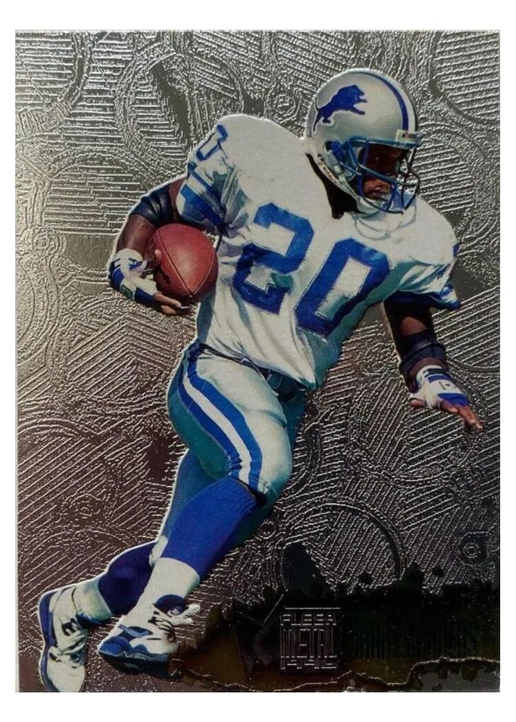 1996 Fleer Metal Barry Sanders #41PM card