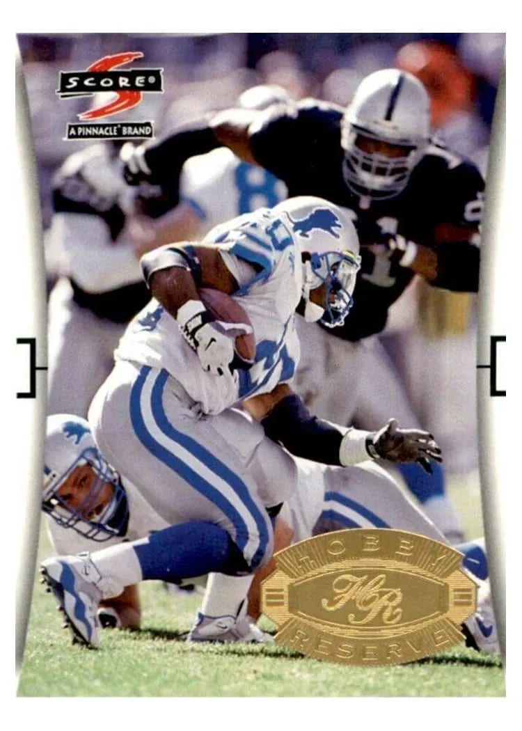1997 Panini Score Barry Sanders #8 card