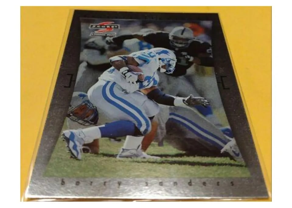 1997 Panini Score Barry Sanders #8 card