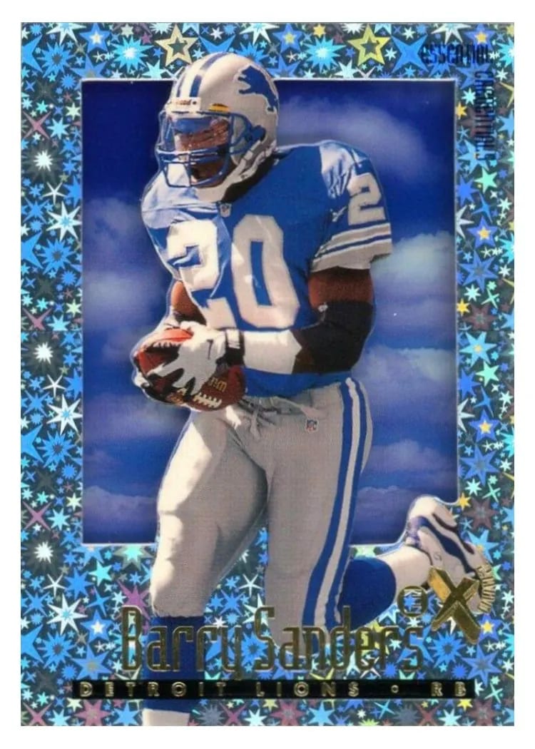 1997 Skybox E X2000 Barry Sanders #11 card