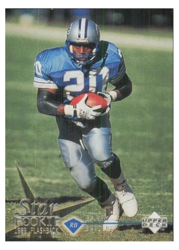 1997 Upper Deck Barry Sanders #39 card
