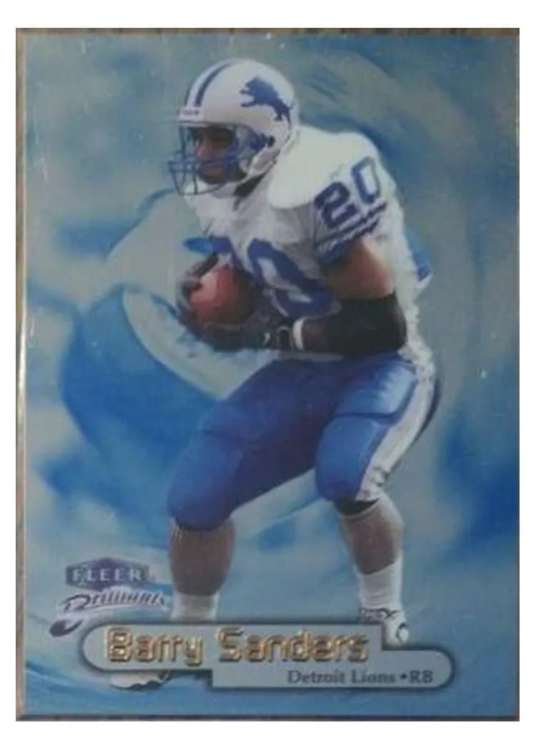1998 Fleer Brilliants Barry Sanders #25B card