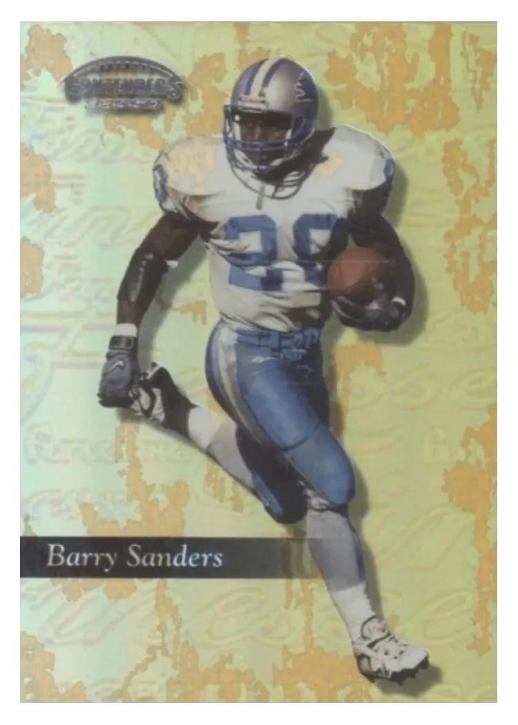 1999 Playoff Contenders Barry Sanders #22 card