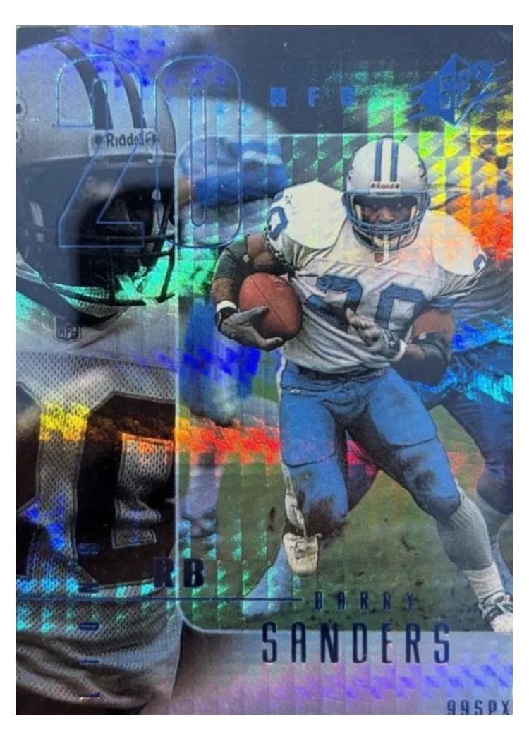 1999 Spx Barry Sanders #31 card