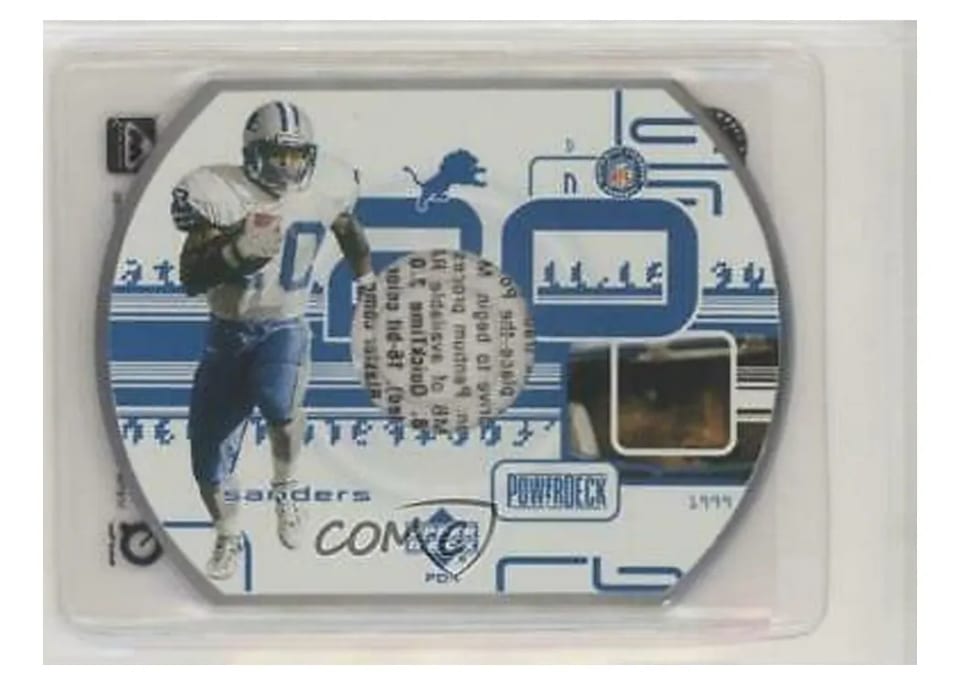 1999 Upper Deck Powerdeck Barry Sanders #PD4 card