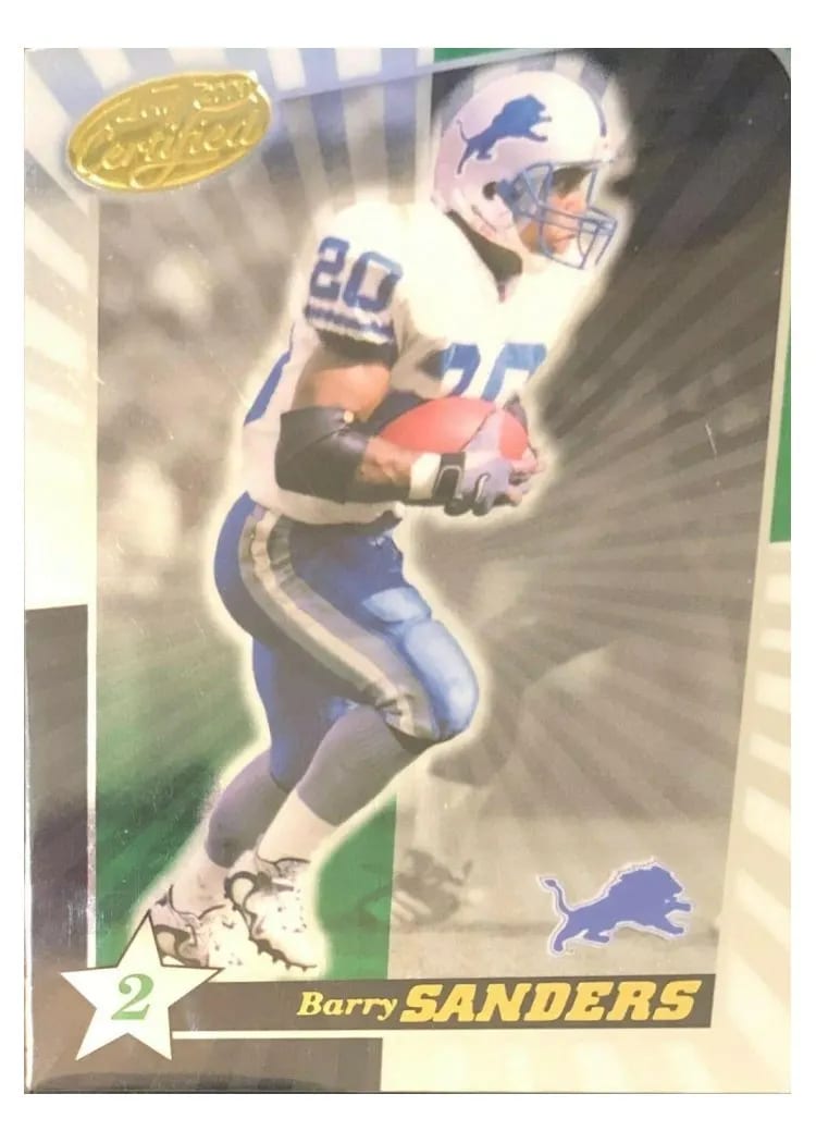 2000 Leaf Certified Barry Sanders #116 card