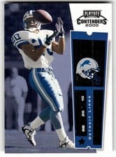 2000 Playoff Contenders Barry Sanders #36 card
