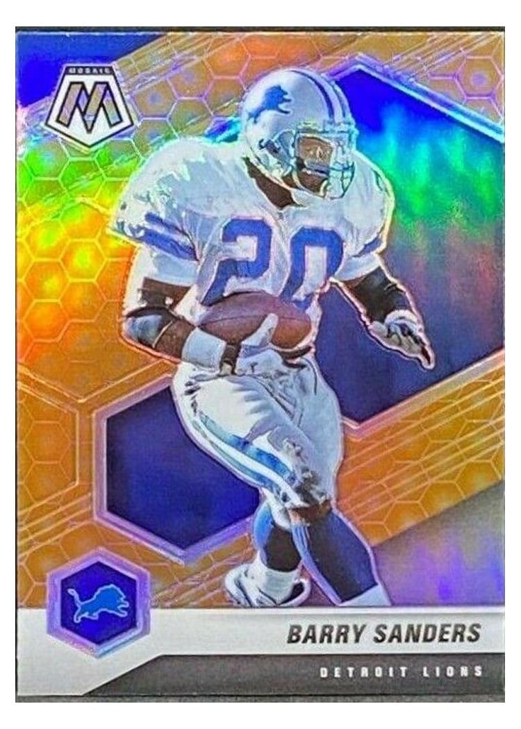 2021 Panini Mosaic Base Set Barry Sanders #75 card