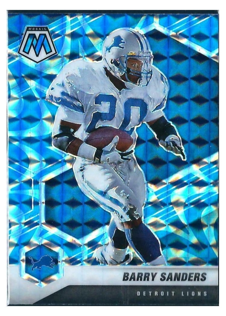 2021 Panini Mosaic Base Set Barry Sanders #75 card