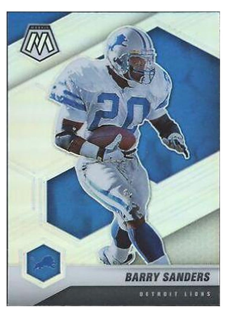 2021 Panini Mosaic Base Set Barry Sanders #75 card