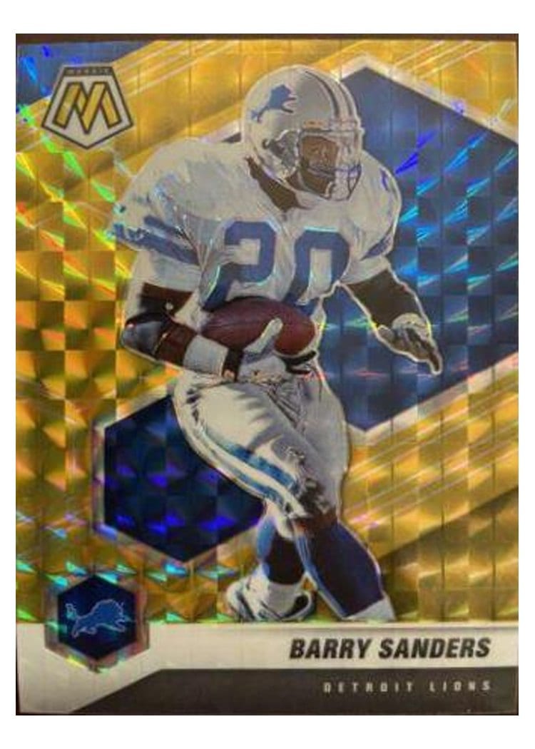 2021 Panini Mosaic Base Set Barry Sanders #75 card