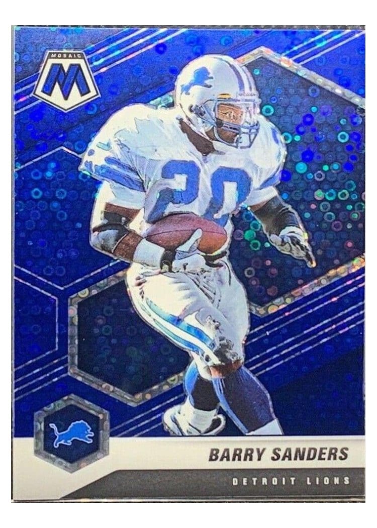 2021 Panini Mosaic Base Set Barry Sanders #75 card