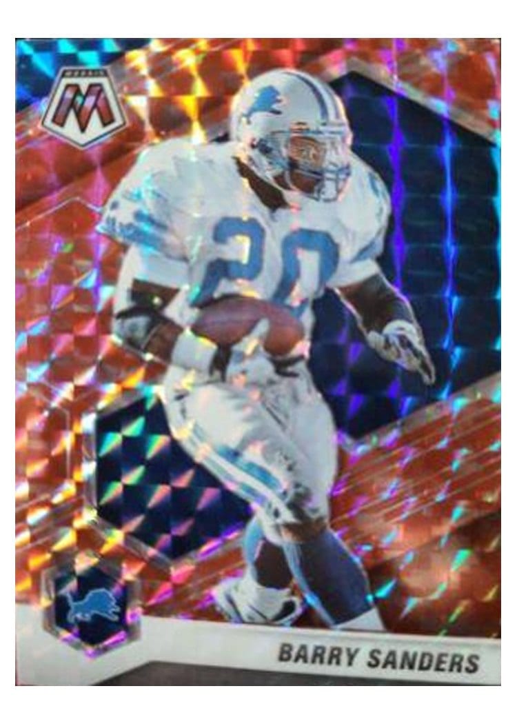 2021 Panini Mosaic Base Set Barry Sanders #75 card