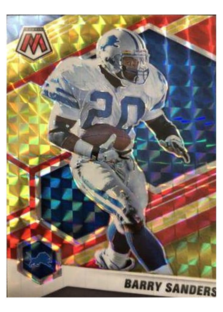 2021 Panini Mosaic Base Set Barry Sanders #75 card