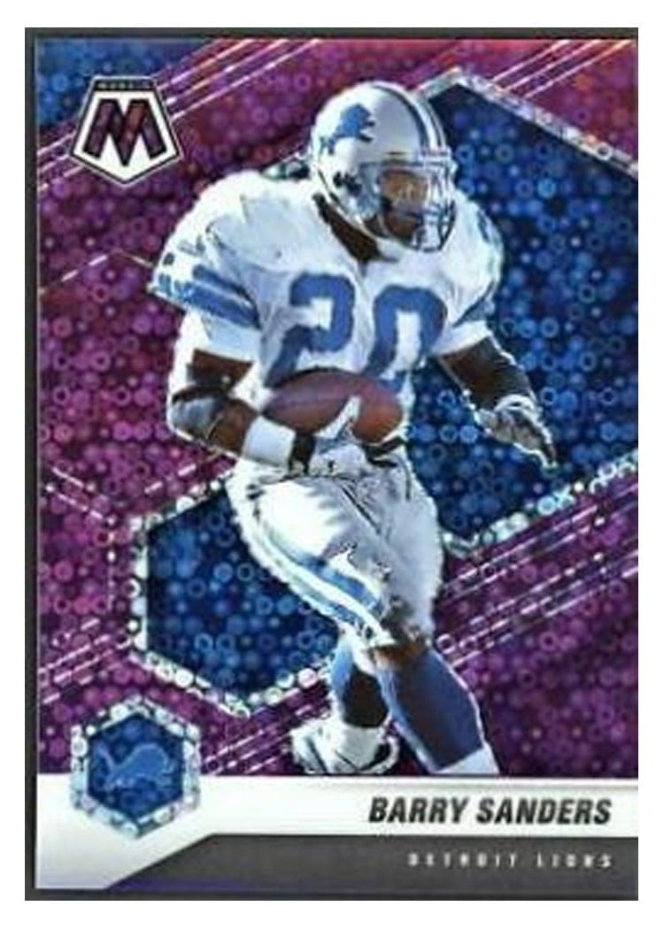 2021 Panini Mosaic Base Set Barry Sanders #75 card