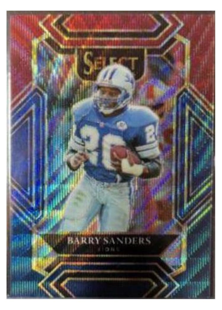 2021 Panini Select Base Set Barry Sanders Tri Color #236 card
