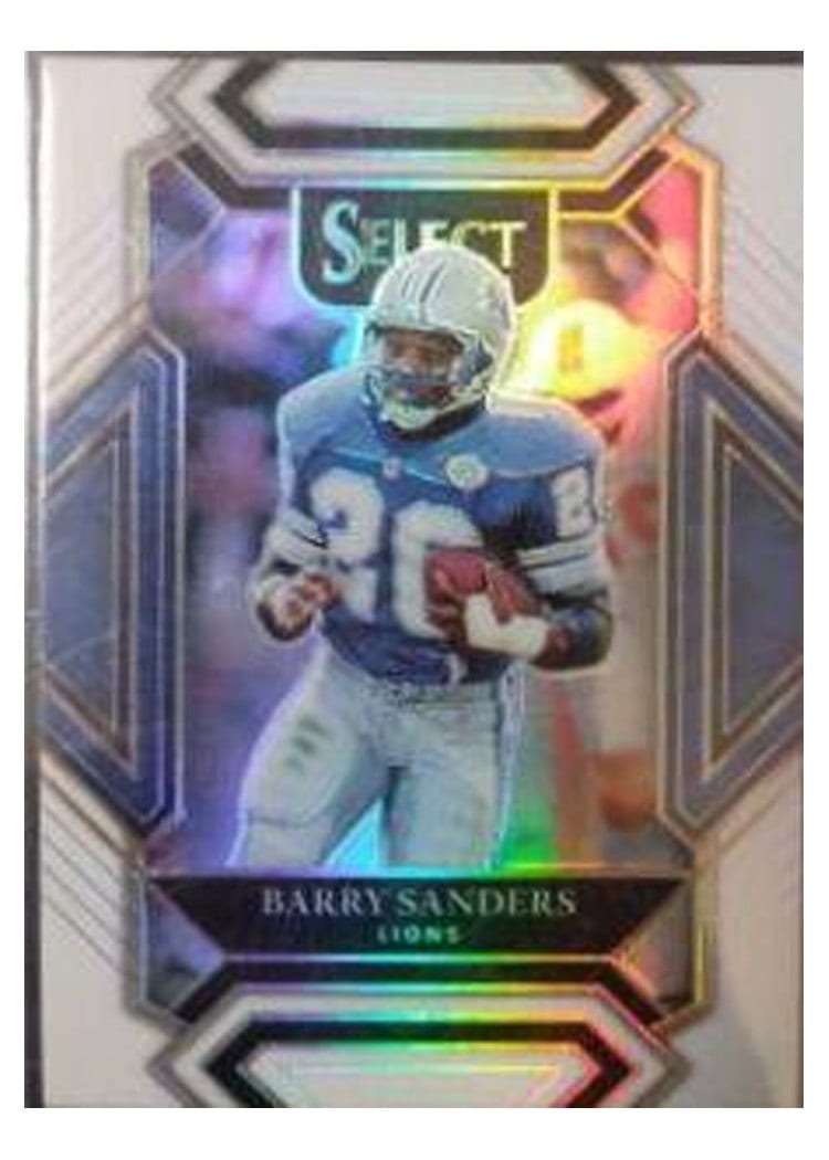 2021 Panini Select Base Set Barry Sanders White #236 card