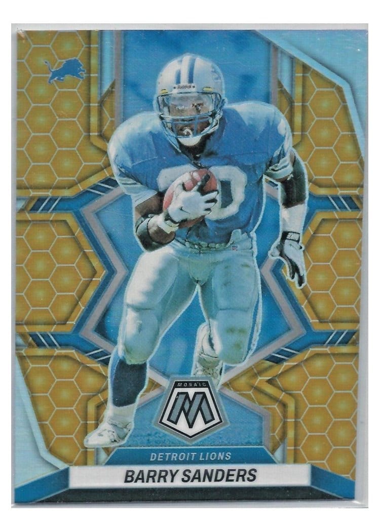 2022 Panini Mosaic Base Set Barry Sanders #206 card