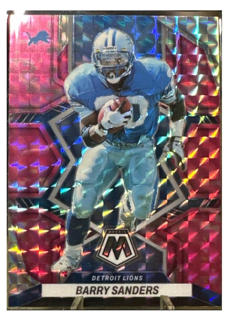 2022 Panini Mosaic Base Set Barry Sanders #206 card