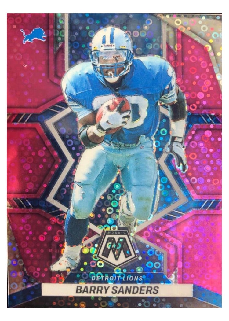 2022 Panini Mosaic Base Set Barry Sanders #206 card