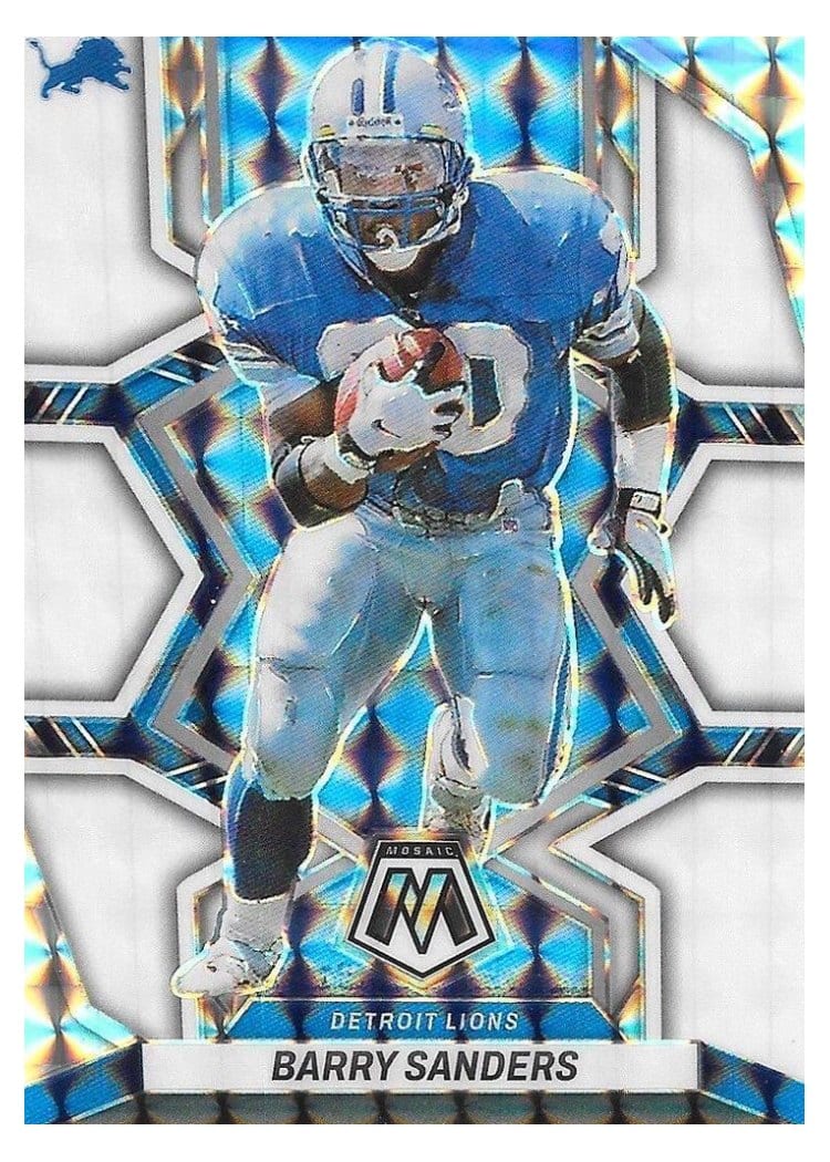 2022 Panini Mosaic Base Set Barry Sanders #206 card
