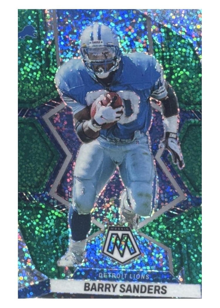 2022 Panini Mosaic Base Set Barry Sanders #206 card