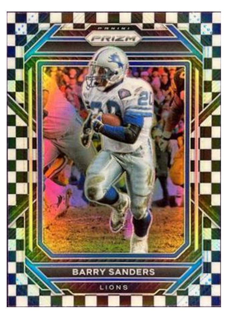2022 Panini Prizm Base Set Barry Sanders #102 card