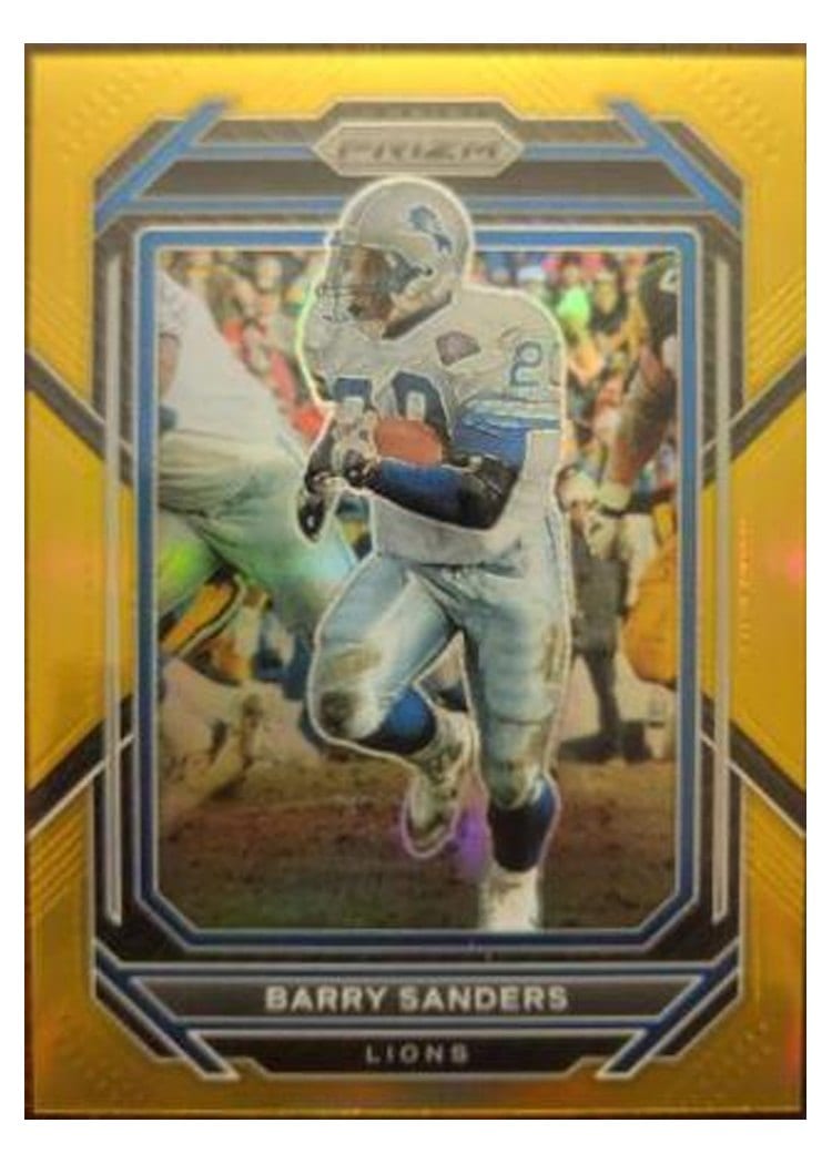 2022 Panini Prizm Base Set Barry Sanders #102 card