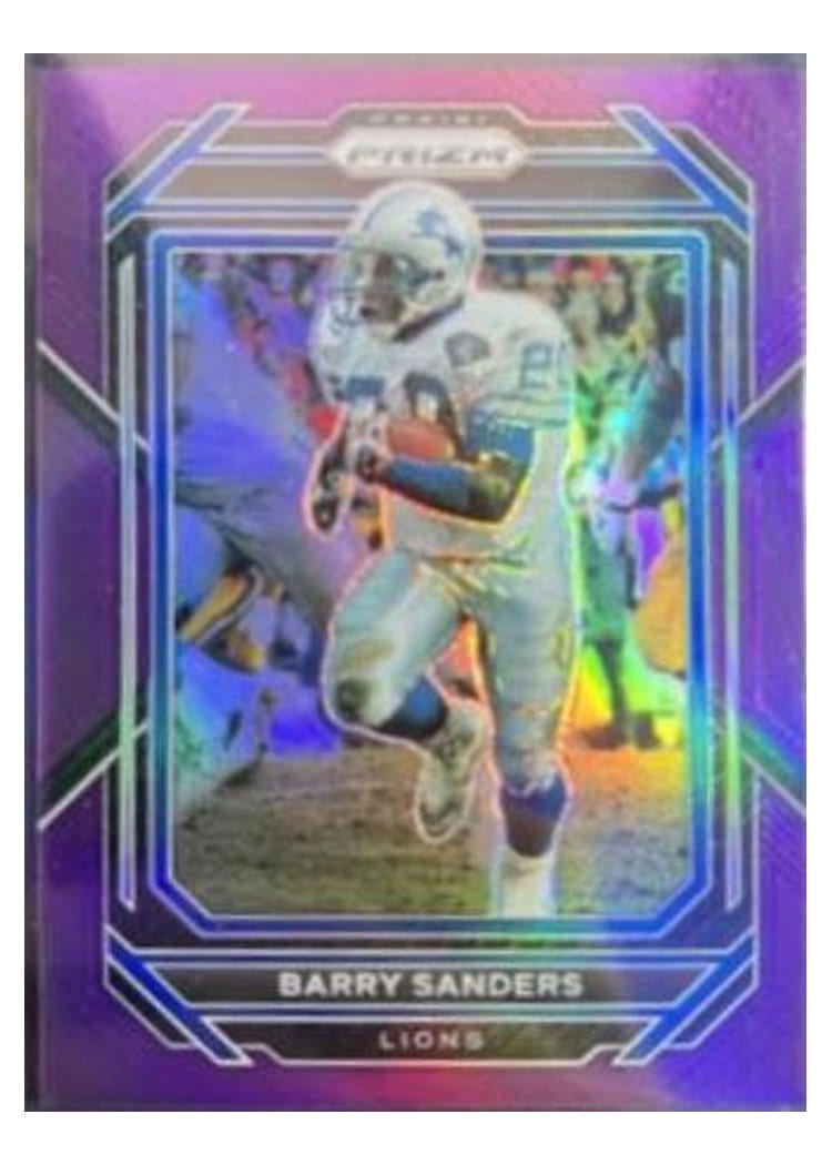 2022 Panini Prizm Base Set Barry Sanders #102 card
