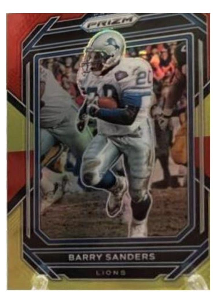 2022 Panini Prizm Base Set Barry Sanders #102 card