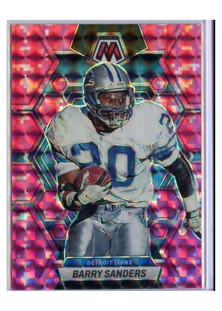 2023 Panini Mosaic Base Set Barry Sanders #190 card