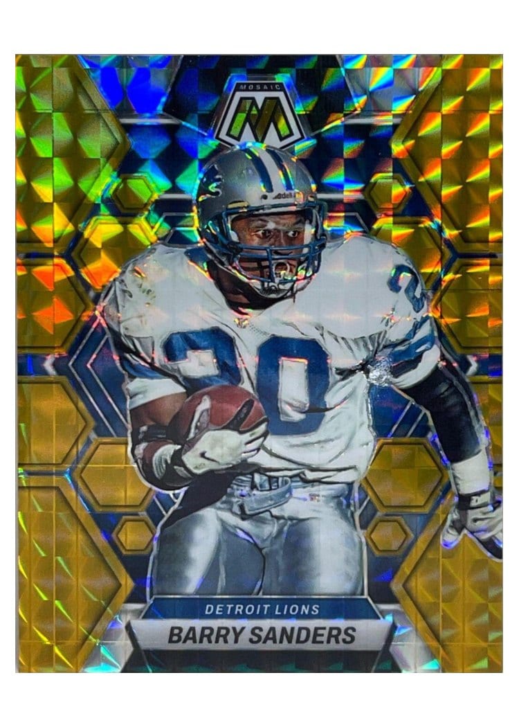 2023 Panini Mosaic Base Set Barry Sanders #190 card