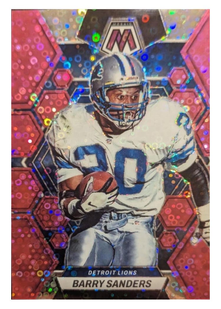 2023 Panini Mosaic Base Set Barry Sanders #190 card