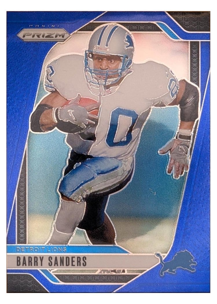 2024 Panini Prizm Base Set Barry Sanders Blue #99 card