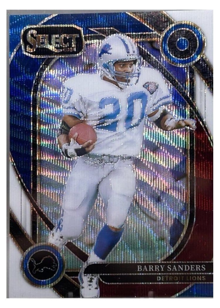 2024 Panini Select Base Set Barry Sanders #208 card