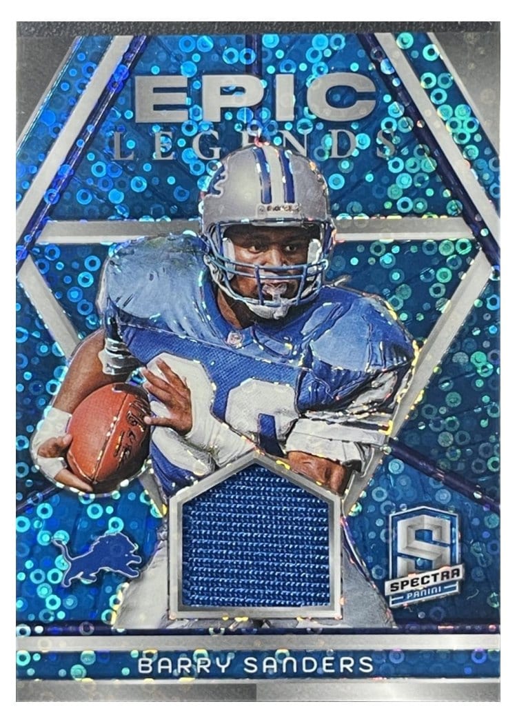 2024 Panini Spectra Epic Legends Materials Barry Sanders #ELM-BSS card