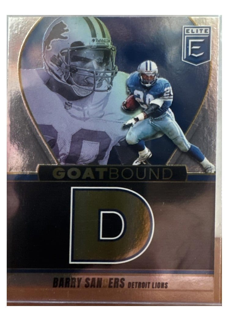 2025 Donruss Elite GoatBound Barry Sanders #9 card
