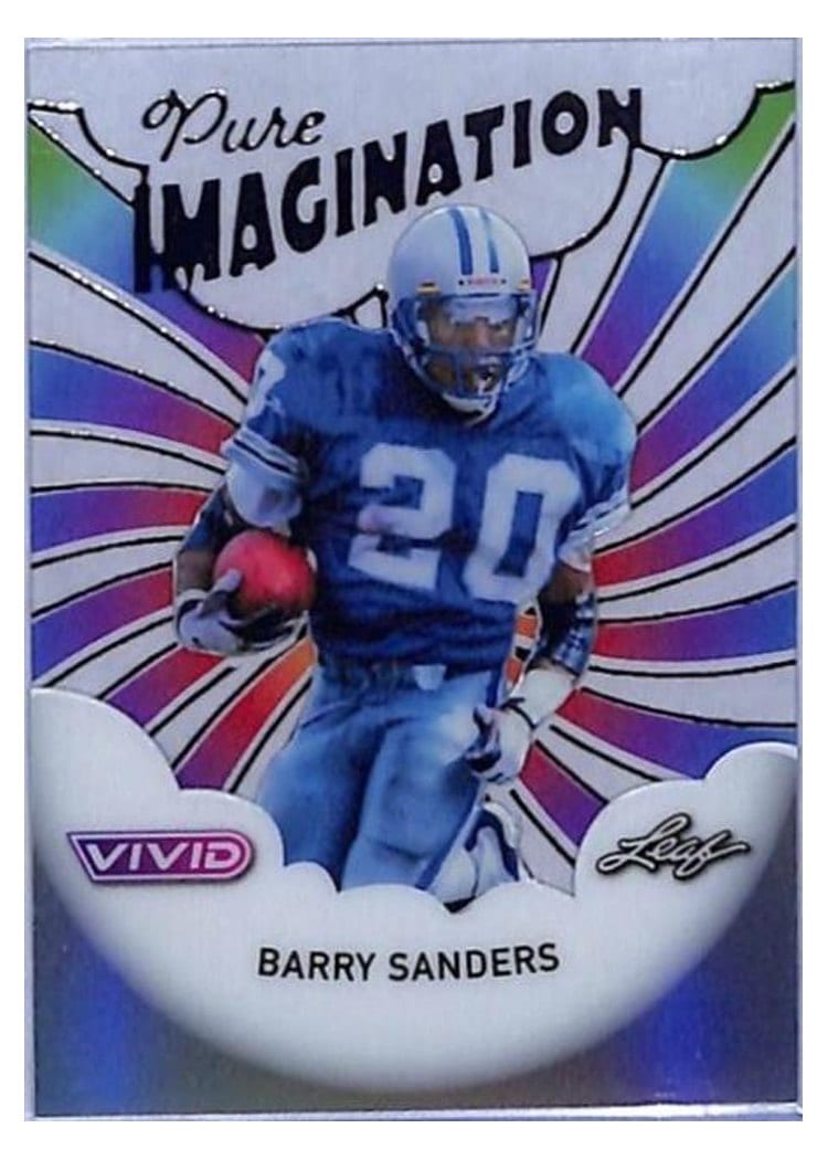 2025 Leaf Vivid Pure Imagination Barry Sanders #PB-2 card
