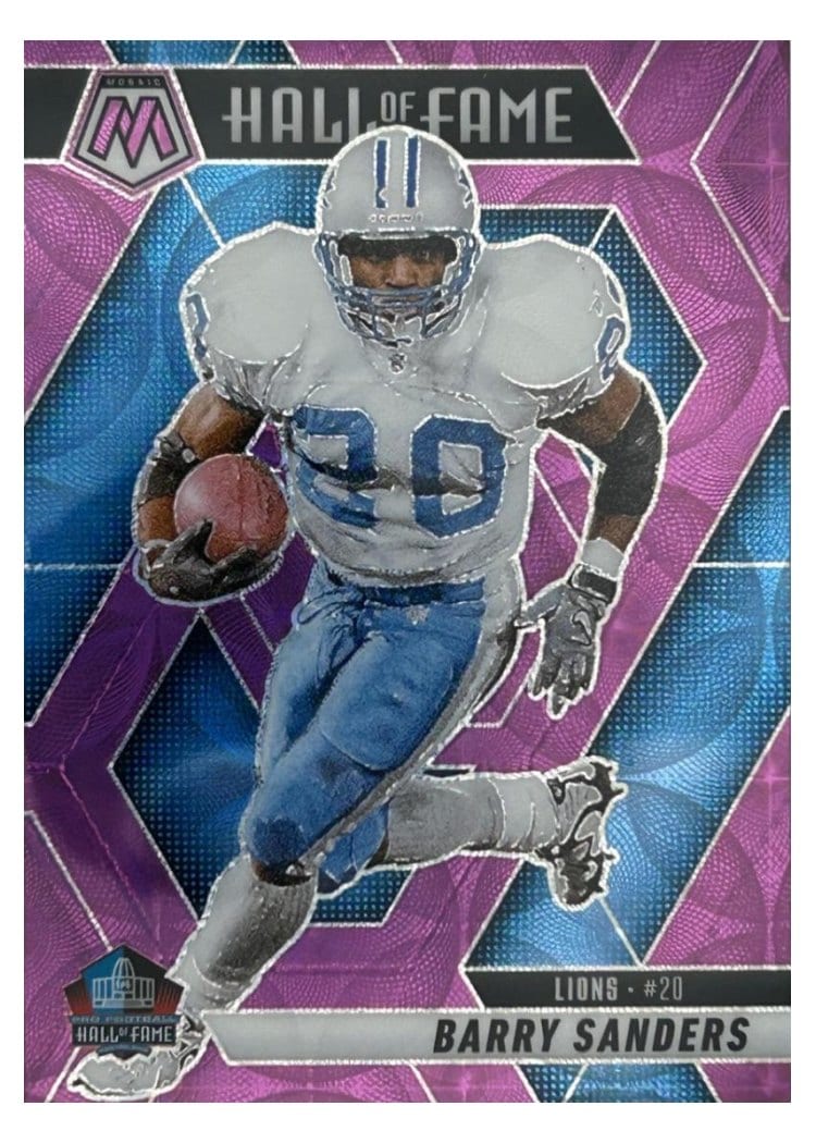 2025 Panini Mosaic Base Set Barry Sanders #291 card
