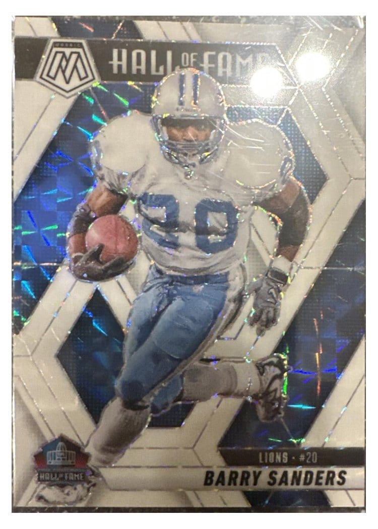 2025 Panini Mosaic Base Set Barry Sanders White #291 card