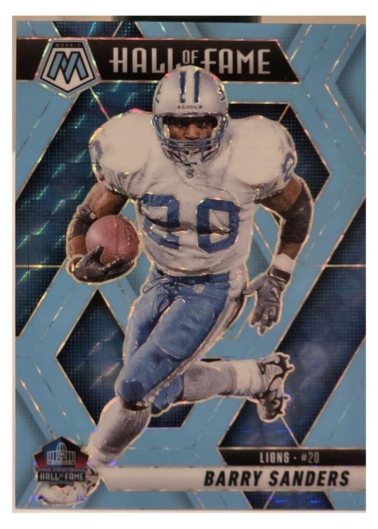 2025 Panini Mosaic Base Set Barry Sanders #291 card