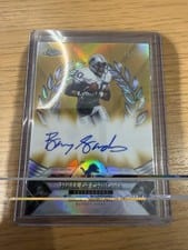 2025 Topps Chrome Hall of Chrome Autographs Barry Sanders #HOCA-BS
