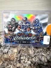 2024 Topps Chrome Cosmic Star Clusters Barry Sanders / Emmitt Smith / Walter Payton #SCL-5