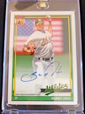 2026 Topps 1991 Topps Autographs Barry Zito #91A-BZ card