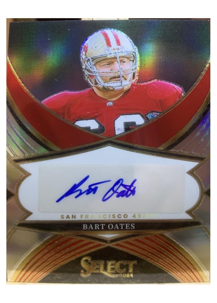 2024 Panini Select Select Signatures Bart Oates #55 card