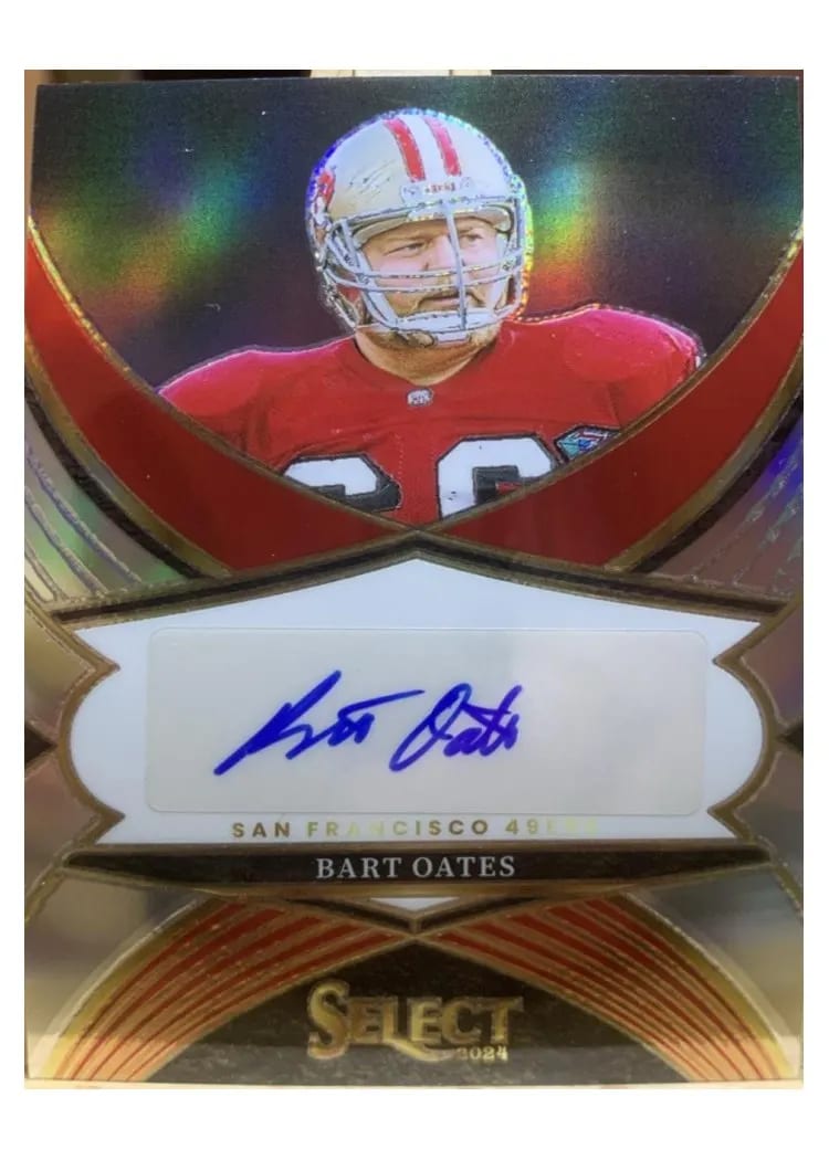 2024 Panini Select Select Signatures Bart Oates #55 card